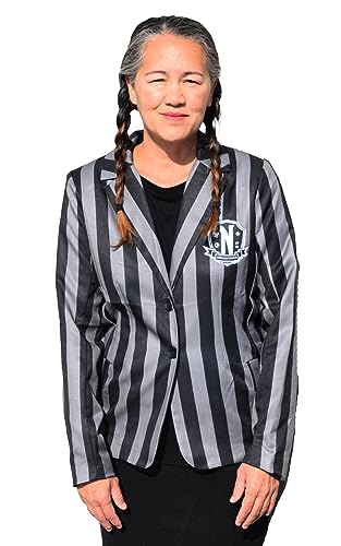 Wednesday Nevermore Girls Cosplay Blazer3