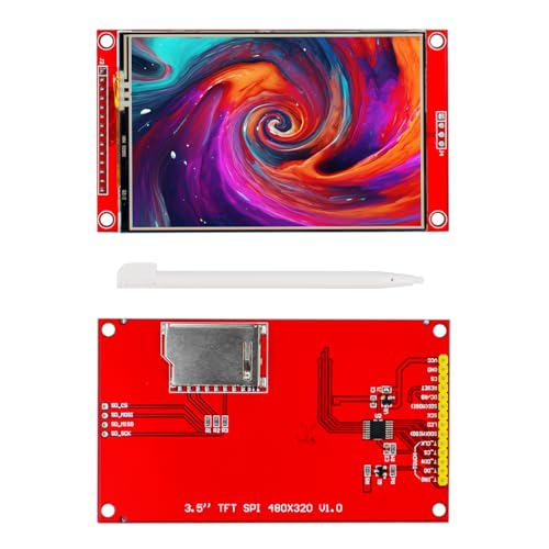 LAFVIN 3.5 inch TFT LCD Touch Display Shield Module 480x320 SPI Serial ILI9488 with Touch Pen Compatible with Arduino