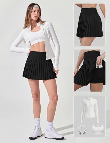 Alaroo Women's Pleated Tennis Skirt with Pockets - 40% Off