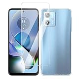 対応 Moto G64 5G ケース Moto G64 5G ガラスフイルム 【1枚ガラスフィルム+ 1枚ケース】保護フィルム 採用日本旭硝子素材 高透過率 気泡ゼロ 指紋防止 飛散防止 吸収 貼り付け簡単 カバー 柔軟 TPU 全透明 散熱加工 黄変しにくい耐指紋 撥油性 耐衝撃