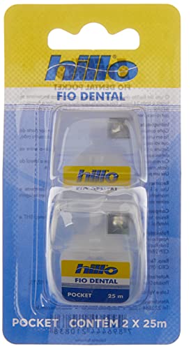Hillo Fio Dental Pocket 25M 2Un, Hillo