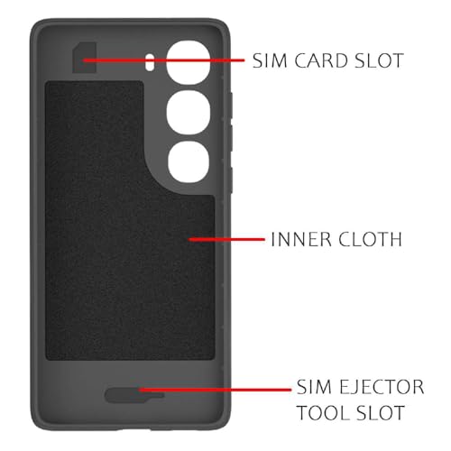 Image of Shockproof Case for Vivo Y300 5G / V40 Lite 5G | Full Camera Protection | TPU Flexible Back Cover for Vivo Y300 5G / V40 Lite 5G (Graphite Grey)