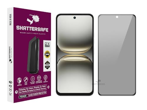Image of Anti-Spy Privacy Tempered Glass Compatible For Tecno Spark GO 2 [Pack of 1]. 9H Hardness, Anti-Scratch, Edge-to-Edge Protection With Easy Installation Kit & Case Friendly Fit.