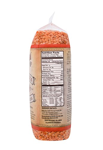 Bob's Red Mill Red Lentil Beans, 27 Oz (4 Pack) - image 2