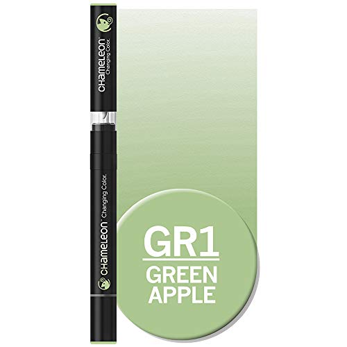 Chameleon Art Products, Chameleon Pen, Green Apple GR1, One Pen Two Nibs