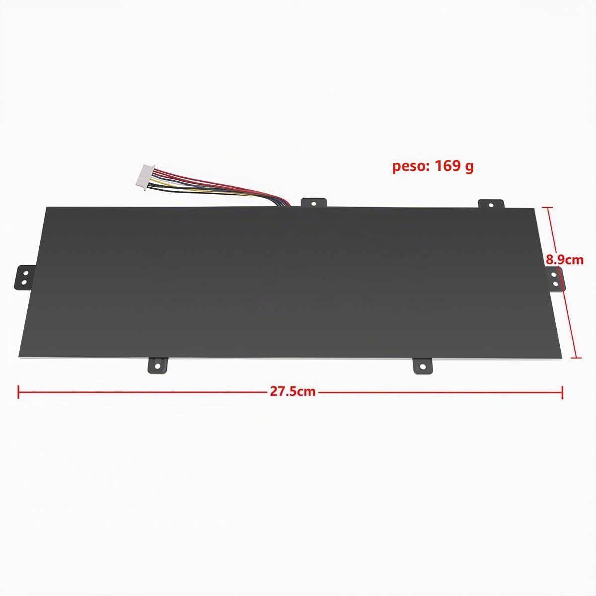 Batteria per computer portatile U3285131PV-2S per F7 Plus 2 F15 Plus 2 Prestigio Smartbook 141 C4 C5 7,6 V 5000 mAh/38 Wh