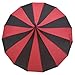 hejhncii Stylish Pagoda Umbrella Fashionable Long Handle Sun Rain Windproof Striped Pagoda Umbrellas Black And White Striped