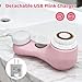Clarisonic Mia 2 Electric Face Cleansing Brush with 2 Brush Heads, Sonic Facial Brush for Deep Cleaning & Exfoliation, Waterproof Rechargeable (Pink)