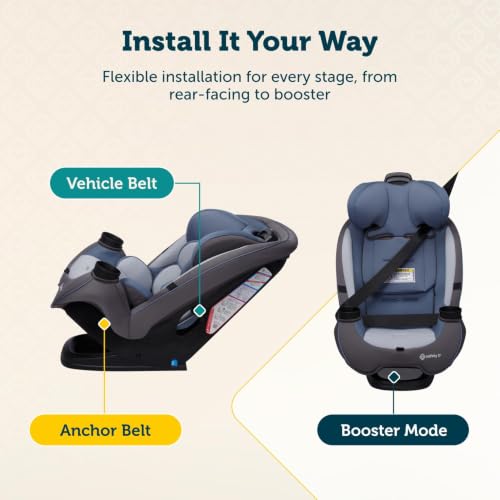 Safety 1st Grow and Go All-in-One Convertible Car Seat - Alaskan Blue - image 8