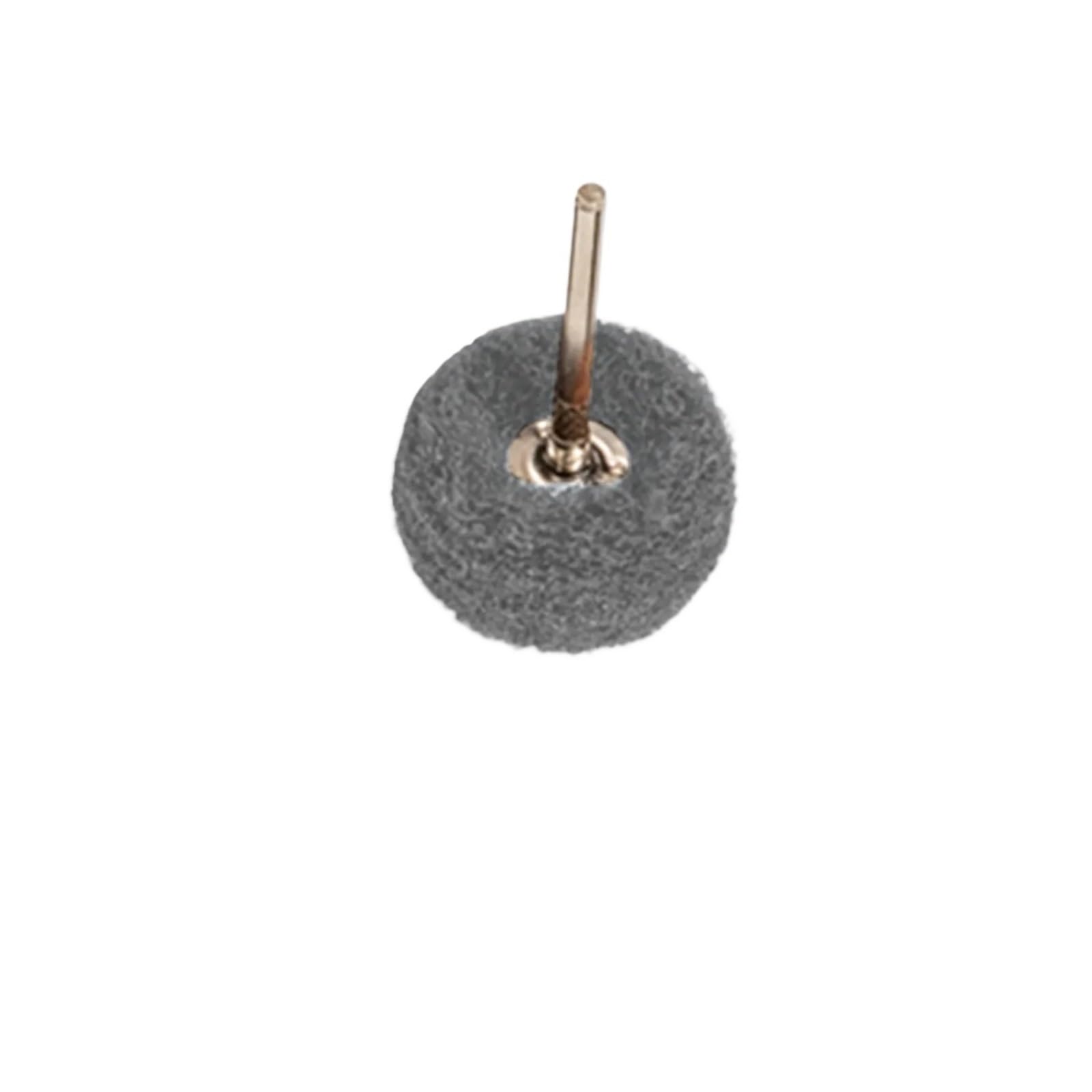 Mini cepillo de 22-38mm, estropajo, rueda abrasiva, fibra nailon, cabezal lijado, pulido, vástago 3mm(5-layer grey,50pcs,22mm)