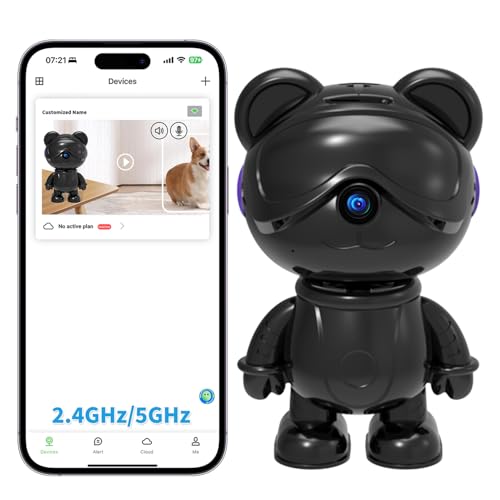 dzcctvipc Cute Bear 2K Home Security Camera