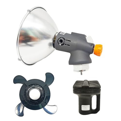 Riscaldatore portatile a propano, riscaldatore da campeggio a serbatoio singolo con valvola di controllo, piccolo supporto per serbatoio del gas (carburante non incluso)