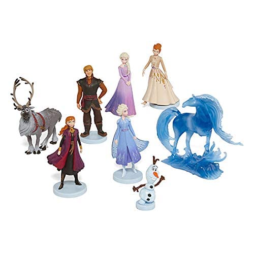 Naamah Calixta 10Pcs/Set Frozen Ii Elsa Anna Princess Olaf Pvc Action Figure Cake Toppers Girls Birthday Party Cake Decorating Figure Toys Figure Dolls Model Toy For Children Gift #TOP5
