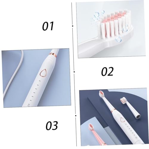 FOMIYES Elektrische Zahnbürste Gesichtsreinigungsbürste Tragbar Niedriger Bürste Aufladen Angenehme Intensität – Bild 6
