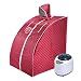 Przenośna Sauna Parowa Spa Z Parownicą 2L Do Relaksu Składany Namiot Do Domowej Sauny Parowej Z Regulatorem Temperatury Timer Na Odchudzanie, Relaks W Domu (Color : Red)