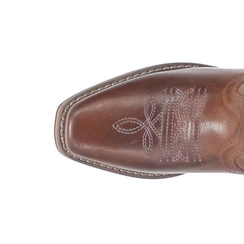 Dan Post Toddler-Girls' Giselle Western Boot Square Toe Brown 1.5 D(M) US4