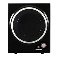 Russell Hobbs RH3VTD800B Black 2.5kg Compact Mini Vented Tumble Dryer, Portable, Freestanding Table Top Dryer With 3 Heat Settings Small