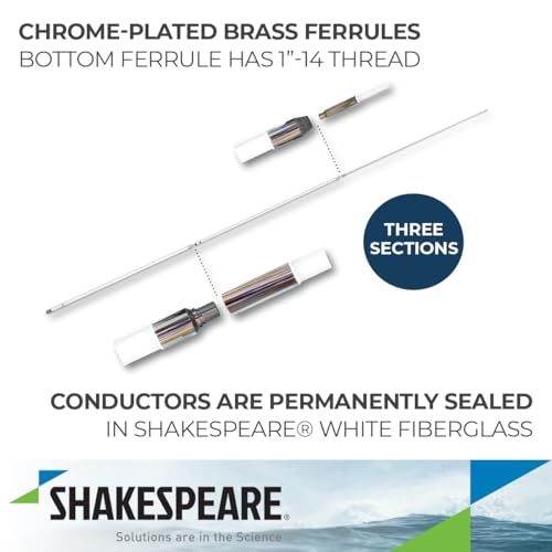 Image of Shakespeare 393 Single Side Band Antenna, 23-Feet,White