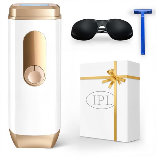 Vexloria Cuerpo Depiladora Laser IPL con Función de Enfriamiento, 5 Niveles de Energía, Flashes Ilimitados, Depiladora Luz Pulsada para Piernas, Bikini, Axilas y Cara, Laser Depilación Eficaz