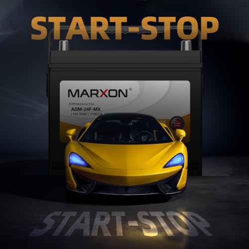 MARXON Group 24F AGM Battery – 12V 70Ah 710CCA Start-Stop Automotive Battery - Image 6