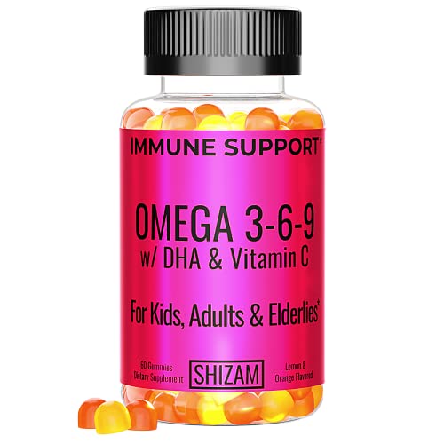 Omega 3-6-9 Gummies Vegan Algae & Chia Seed Oil for Kids & Adults. Alt. for Fish Oil (DHA EPA Based Omega) Soft Gel Capsules Liquid & Pills