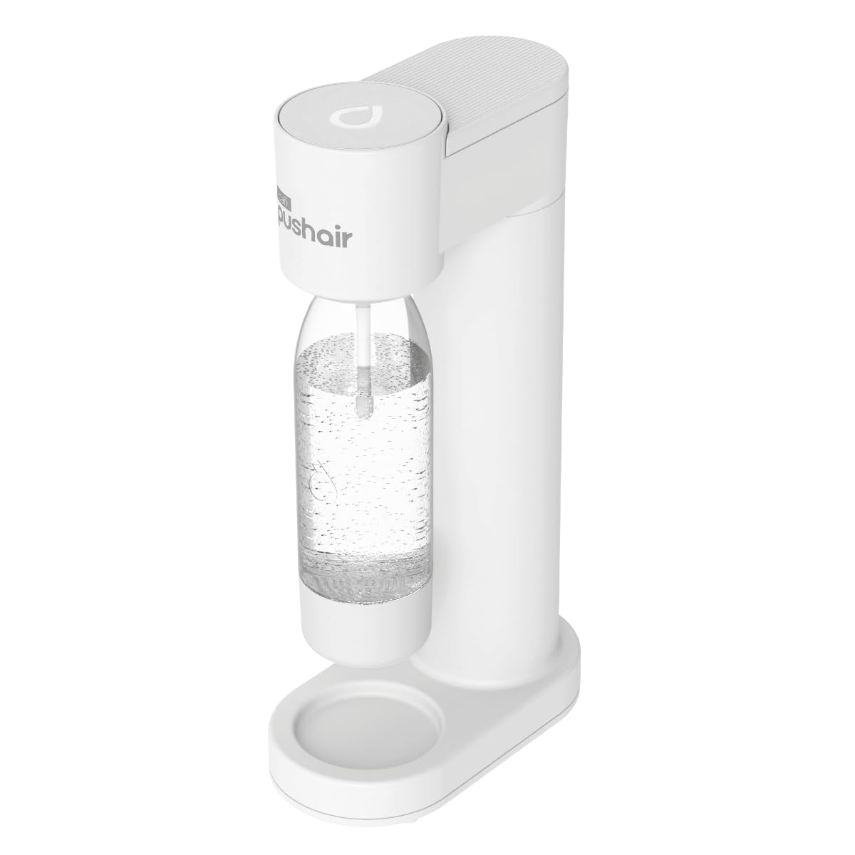 Saturateur d'eau PUSHAIR Dafi siphon blanc + cartouche CO2 + bouteille 0,7 - Eau gazeuse idéale dans votre cuisine, simplicité et fonctionnalité