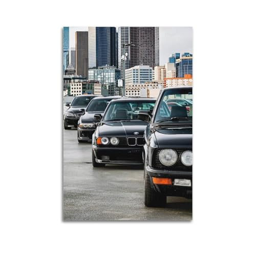 Poster M5 E34 E28 E39 E60 voiture de sport décoration murale moderne 50x75