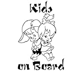 JIFENLI Car Stickers Children'S Cute Cartoon Children'S Pvc Car Decoration...