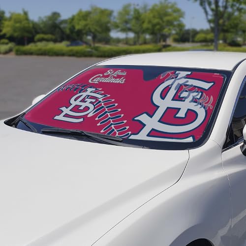 Image of FANMATS MLB Unisex-Adult Windshield Sun Auto Shade 59 inch x 29.5 inch