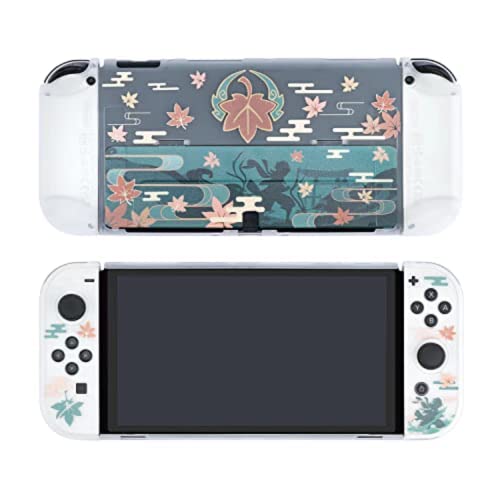 ENFILY Cute Genshin Impact Kaedehara Kazuha Case Compatible with Nintendo Switch OLED, Dockable Case