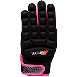 Guantes Hockey Patines Niño New Grays International Pro Hockey Stick Equipamiento Deportivo Negro, Negro, XS