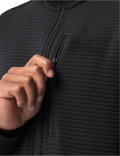 Chaqueta de forro polar Jack Wolfskin Modesto elástica y transpirable con capucha 3