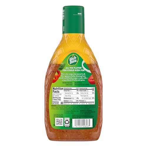 Image of Wish-Bone Italian Dressing,, 15 Ounce (Pack of 12)
