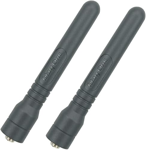 Paquete de 2 antenas PMAE4020AR PMAE4020 para radios BPR40 Mag One UHF 400-470 MHz 3.7 in3.74 pulgadas