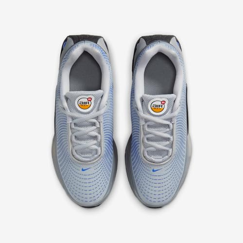 Nike Air Max Dn Big Kids' Shoes (FB8987-013, Wolf Grey/Hyper Royal/Metallic Silver/Bright Ceramic)4