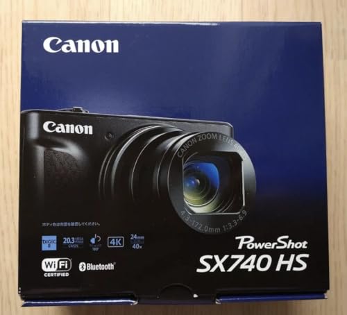 Canon �R���p�N�g�f�W�^���J���� PowerShot SX740 HS �u���b�N PSSX740HSBK