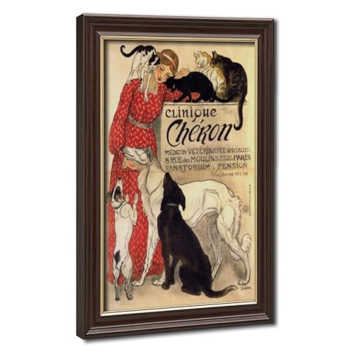 Affiches sur toile Clinique Cheron pour salon et bureau élégant style vintage