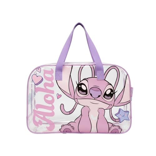 Sac de courses Stitch transparent grand volume contre le désordre