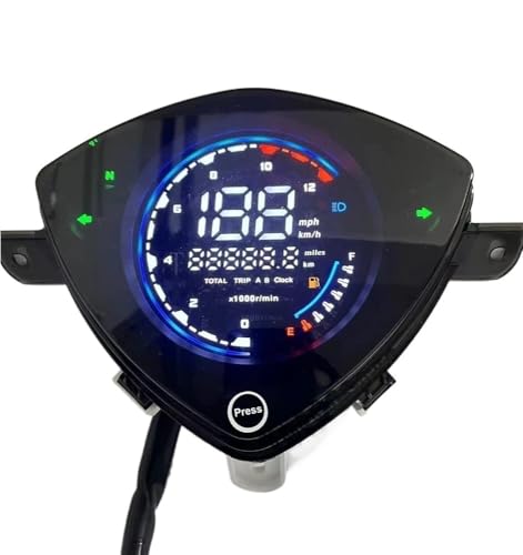 バイク走行距離計 アドレス110用 アドレス110メーターデジタルオドメーターLED計器アセンブリ