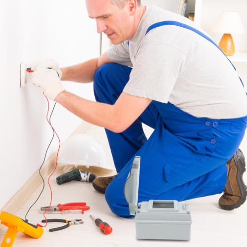 MAGICLULU Weatherproof Electrical Distribution Box with Flip Cover, Ip65 Outdoor Wall-mounted Breaker Panel, 2-circuit Household Power Junction Enclosure - Image 6