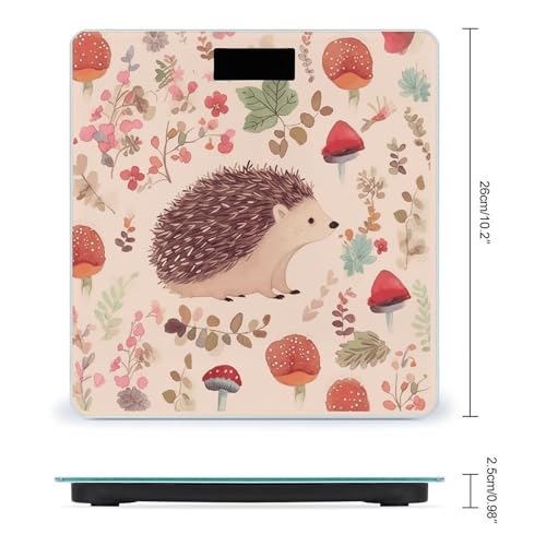 Báscula digital Lovely Hedgehog para peso corporal miniatura 2