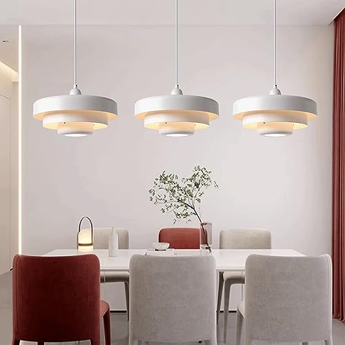 Lámpara colgante E27 de metal con estilo simple y diseño de techo ajustable para decoración 3