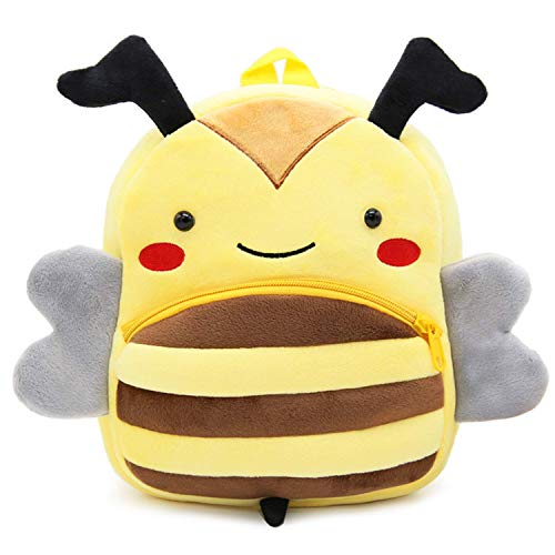 EUFANCE Nette Kleine Kleinkind Kinder Rucksack Plüsch Tier Cartoon Mini Kinder Tasche für Baby Mädchen Junge Alter 1-3 Jahre Cover