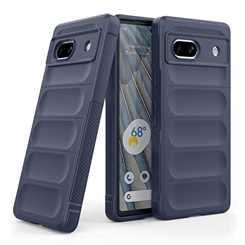 Image of amazon basics Back Case Cover for Google Pixel 7A | Compatible for Google Pixel 7A Back Case Cover | Liquid Silicon Magic Case for Google Pixel 7A with Camera Protection | Sapphire