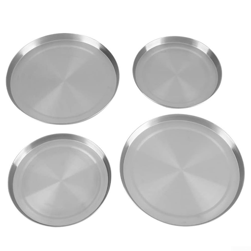 Cubiertas redondas de acero inoxidable pulido para hornillo con proteccion duradera