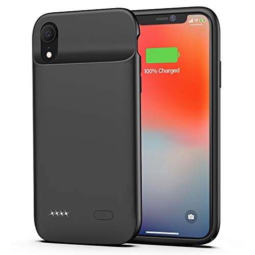 Battery case for iPhone XR, 5000mAh Charging Case Rechargeable Charger Case for iPhone