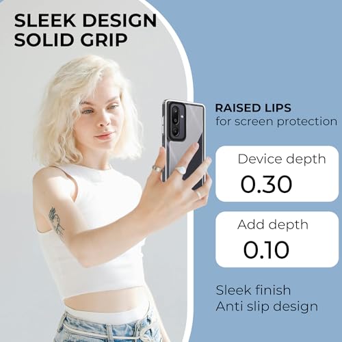 Image of A rtistque Ultra Stylish Back Cover Case for Samsung Galaxy M16 5G / F16 5G | Premium Shockproof TPU | Protective Design | Samsung M16 Back Cover - White