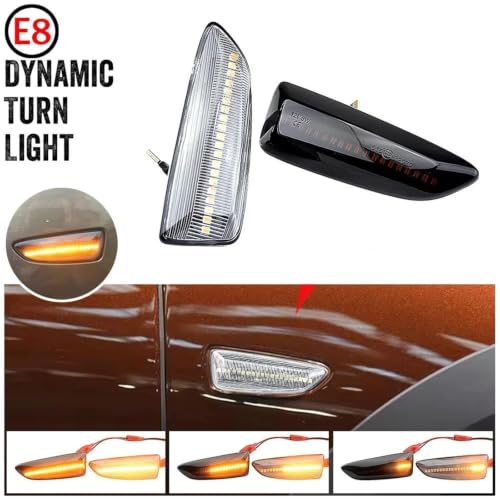 Intermitentes LED dinámicos para Buick Regal 2018 2019 de posición lateral 6