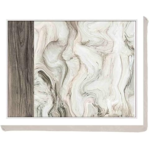Creative Tops Cushioned Lap Tray with Marble Design Cover