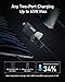 Anker Prime 67W USB C Charger, Anker GaN Wall Charger, 3-Port Compact Fast PPS Charger, For MacBook Pro/Air, Pixelbook, iPad Pro, iPhone 17/16/Pro, Galaxy S23/S22, Note20, Pixel, Apple Watch, and More